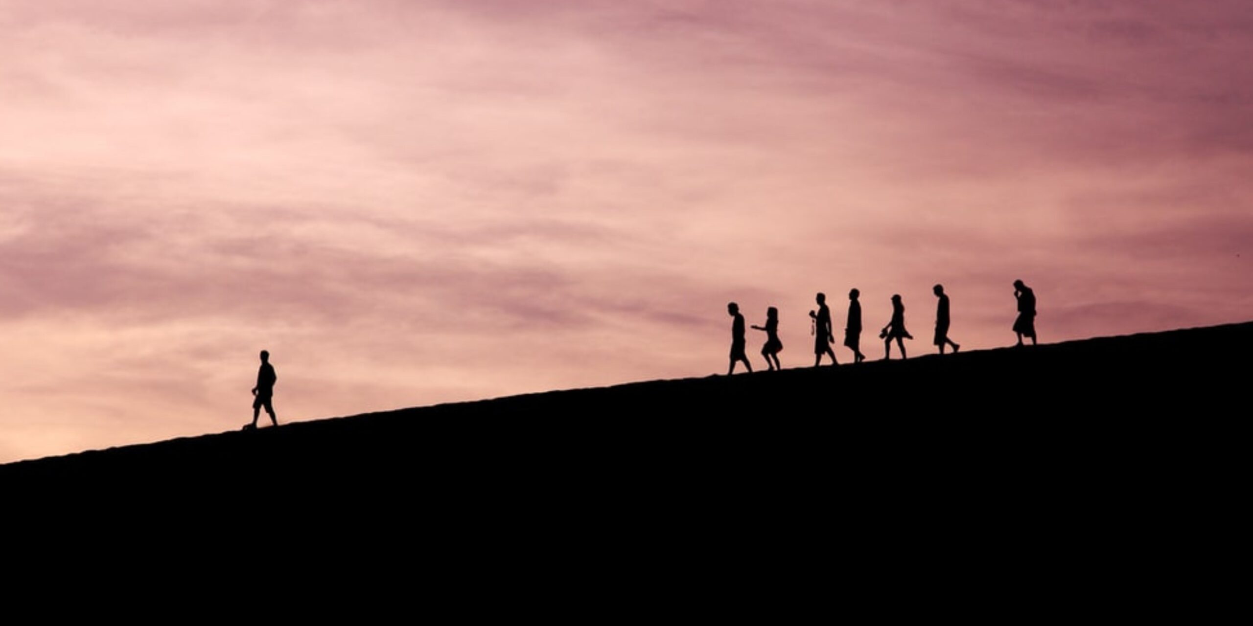 Group Walking on Beach | Emmanuel Faith Community Church | Escondido, CA